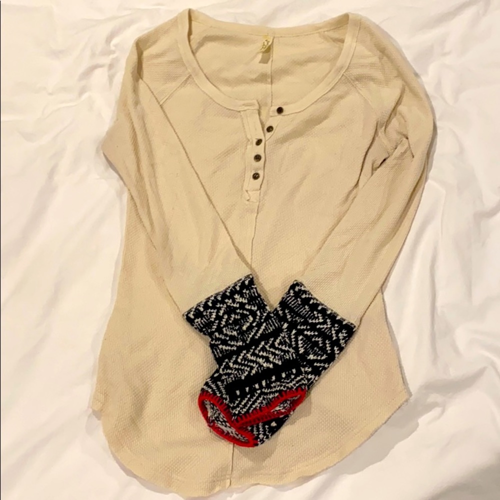 Free People Newbie Ski Lodge cuff Thermal